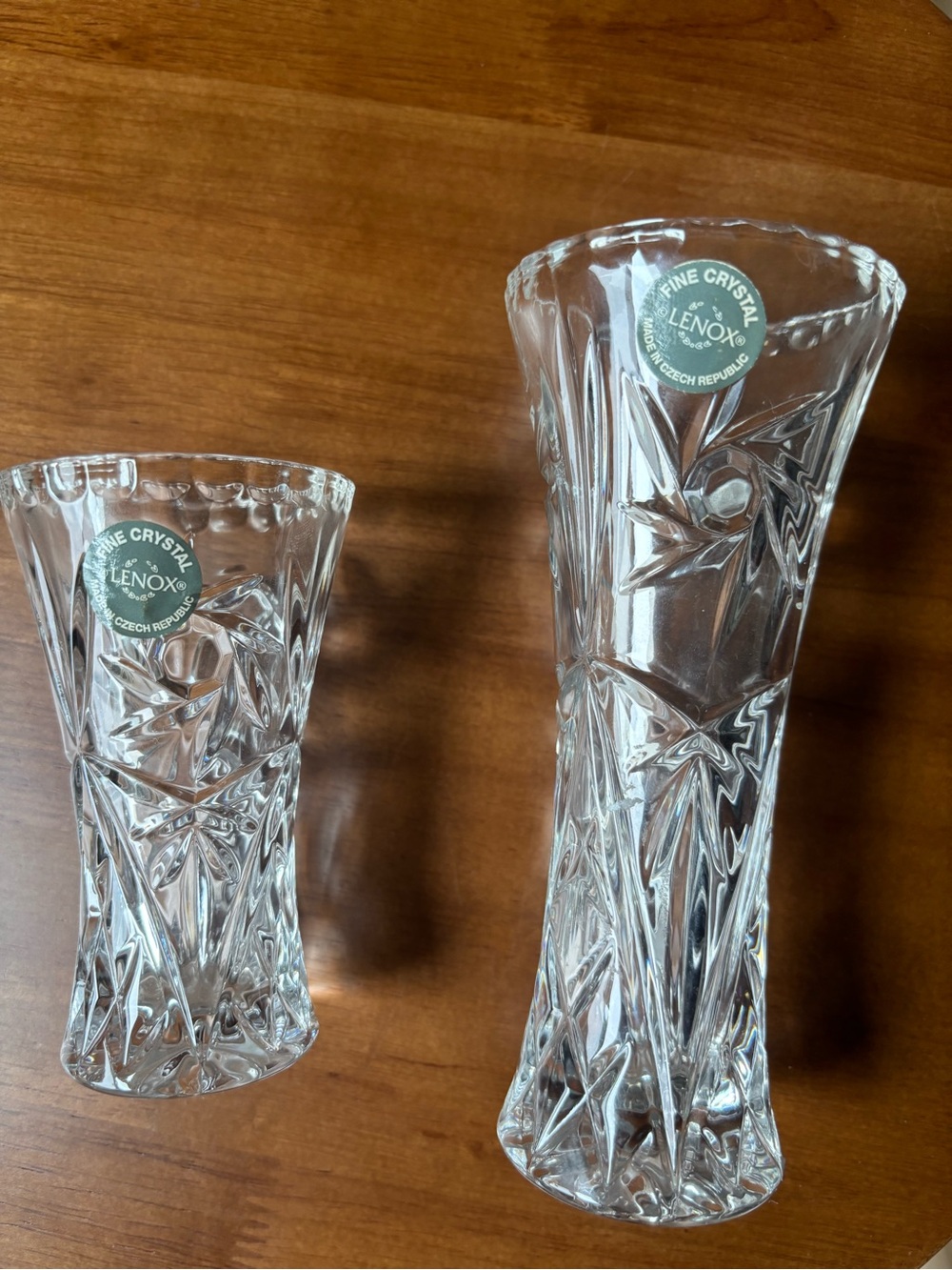 Lenox Fine Crystal Decorative Vase - Czech Republic